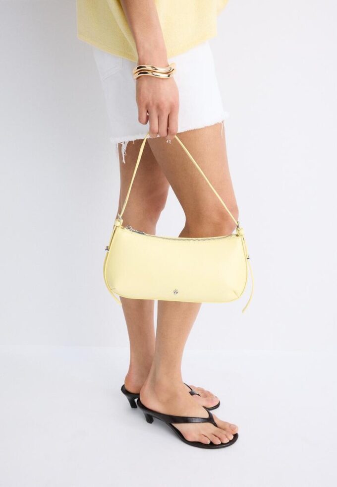 Elongated Eyelet Shoulder Bag