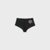 Embroidered Flower Hotpant Bikini Bottoms Embroidered Flower Hotpant Bikini Bottoms