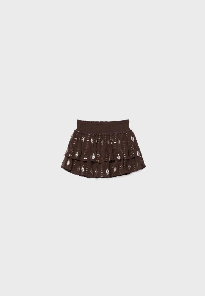 Embroidered Mini Skirt Embroidered Mini Skirt