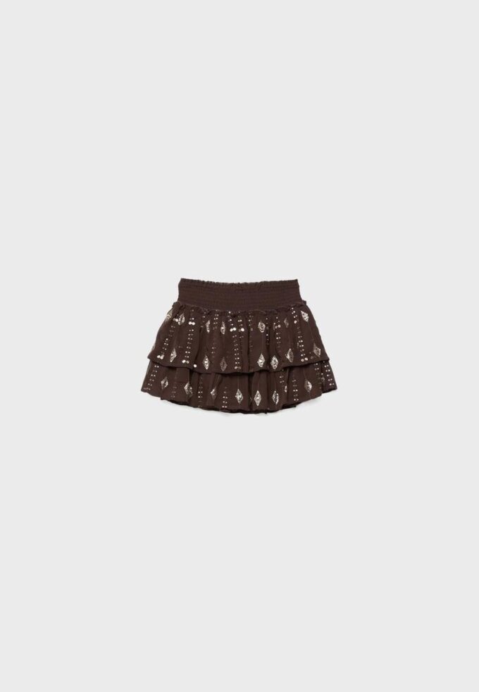 Embroidered Mini Skirt Embroidered Mini Skirt