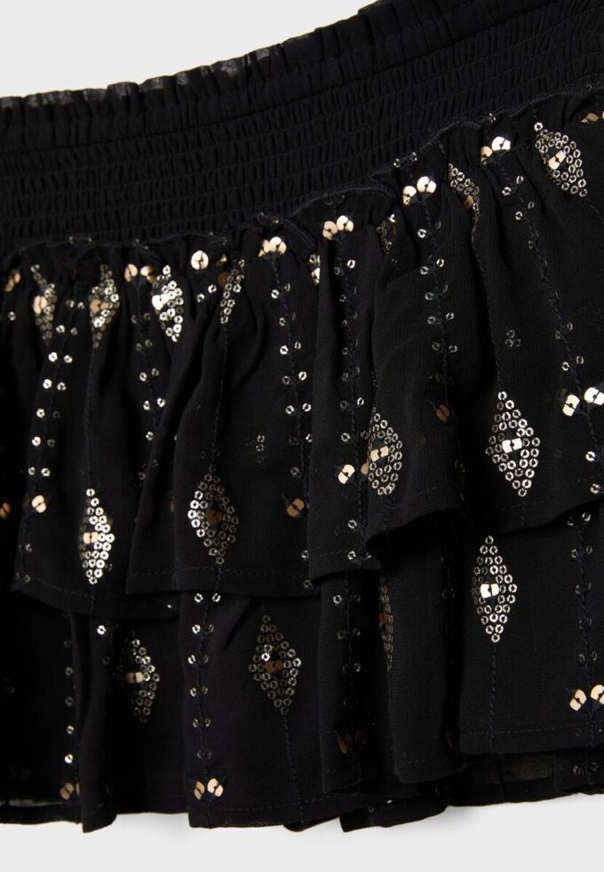Embroidered Mini Skirt Embroidered Mini Skirt