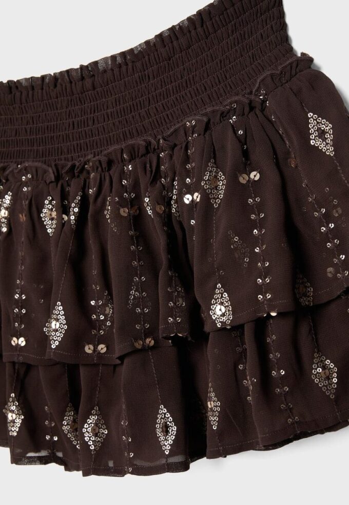 Embroidered Mini Skirt Embroidered Mini Skirt