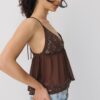 Embroidered Strappy Top