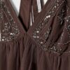 Embroidered Strappy Top