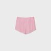 Embroidered Striped Sarong Mini Skort Embroidered Striped Sarong Mini Skort