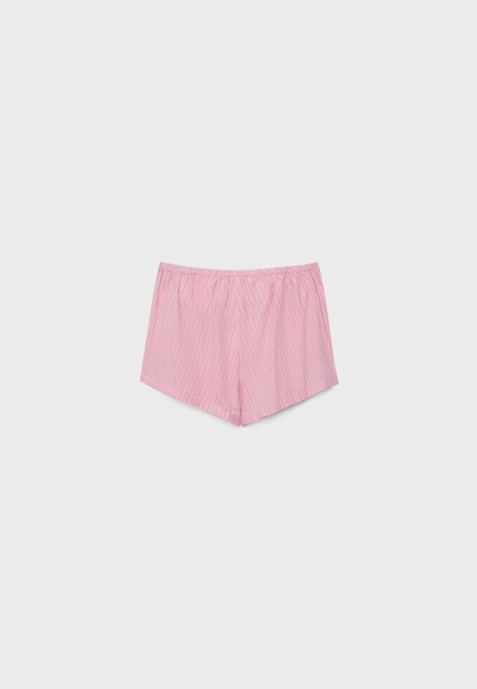 Embroidered Striped Sarong Mini Skort Embroidered Striped Sarong Mini Skort