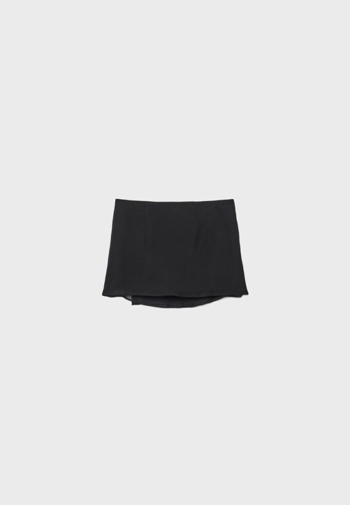 Embroidered Wrap Mini Skort Embroidered Wrap Mini Skort
