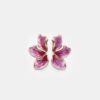 Enamelled Fan Earrings
