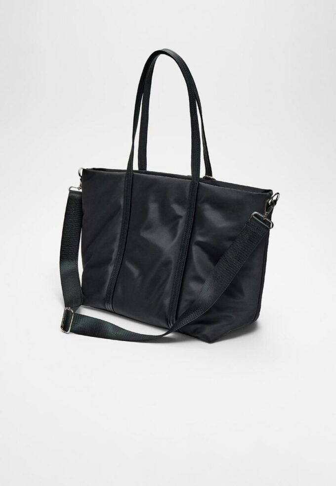 Fabric Shopper Bag with Bow Fabric Shopper Bag with Bow