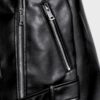 Faux Leather Biker Jacket with Belt Faux Leather Biker Jacket with Belt
