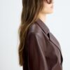 Faux Leather Blazer Faux Leather Blazer