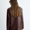 Faux Leather Blazer Faux Leather Blazer