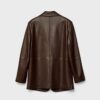 Faux Leather Blazer Faux Leather Blazer