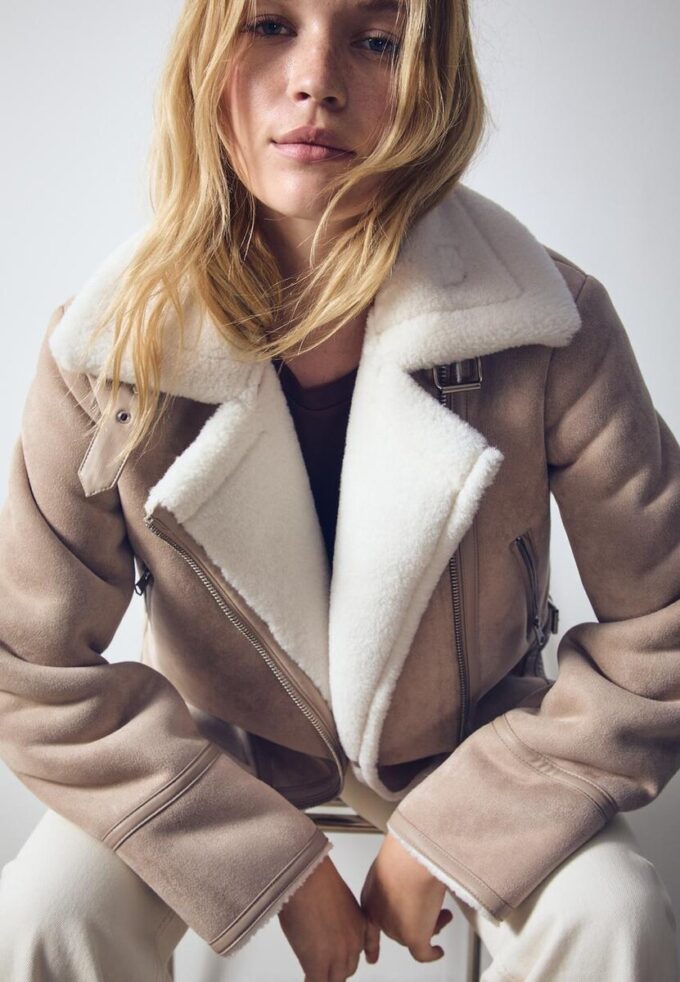 Faux Suede Biker Jacket Faux Suede Biker Jacket