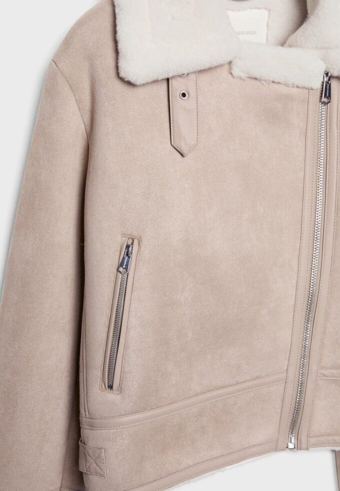 Faux Suede Biker Jacket Faux Suede Biker Jacket