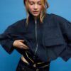 Faux Suede Bomber Jacket Faux Suede Bomber Jacket