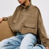 Faux Suede Bomber Jacket Faux Suede Bomber Jacket