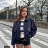 Faux Suede Bomber Jacket Faux Suede Bomber Jacket