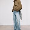 Faux Suede Bomber Jacket Faux Suede Bomber Jacket