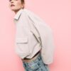 Faux Suede Bomber Jacket Faux Suede Bomber Jacket