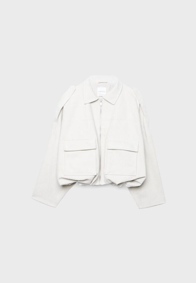 Faux Suede Bomber Jacket Faux Suede Bomber Jacket