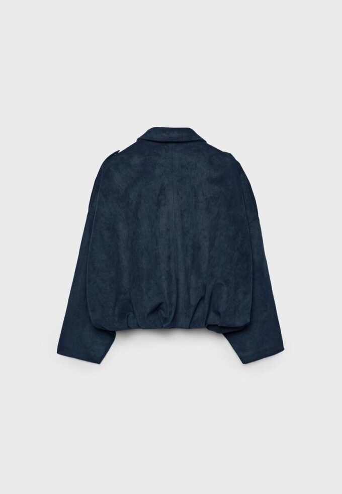 Faux Suede Bomber Jacket Faux Suede Bomber Jacket