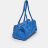 Faux Suede Bowling Bag