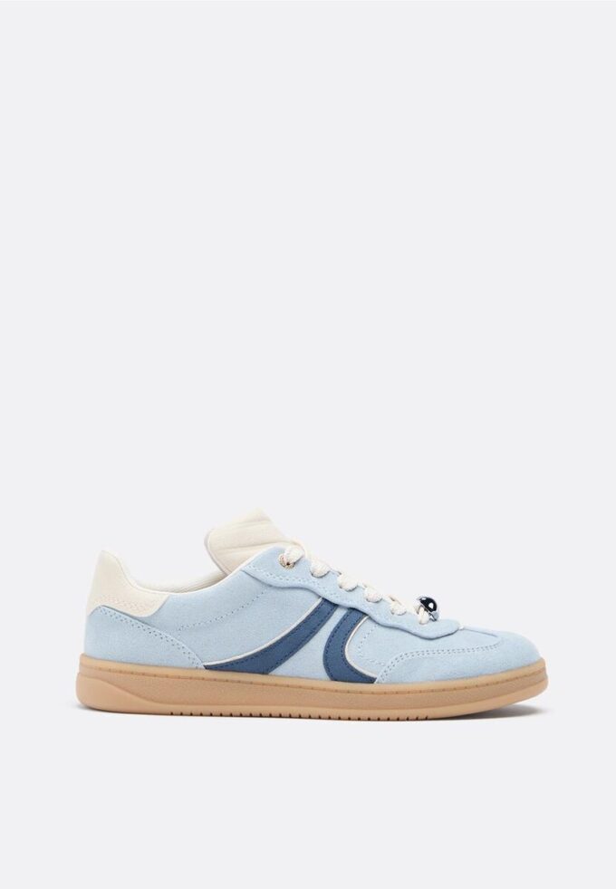 Faux Suede Casual Trainers