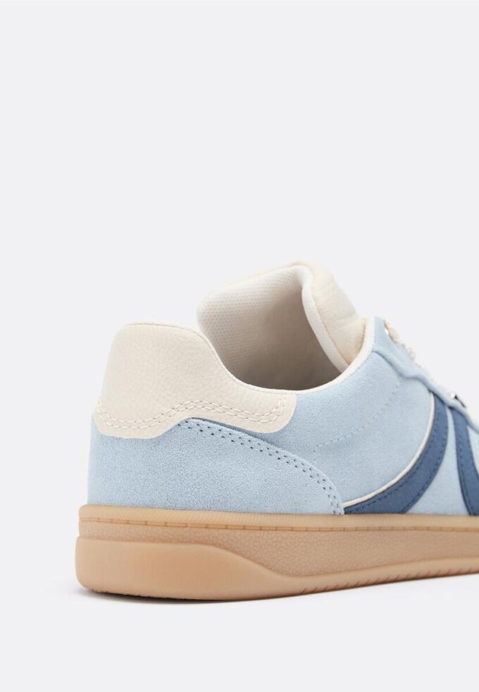 Faux Suede Casual Trainers
