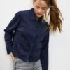 Faux Suede Jacket with Pockets