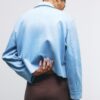 Faux Suede Jacket with Pockets