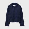 Faux Suede Jacket with Pockets