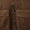 Faux Suede Jacket with Pockets Faux Suede Jacket with Pockets