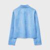 Faux Suede Jacket with Pockets