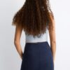 Faux Suede Mini Skort