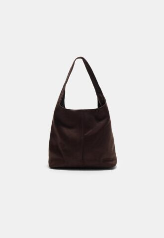 Faux Suede Shoulder Bag