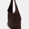 Faux Suede Shoulder Bag