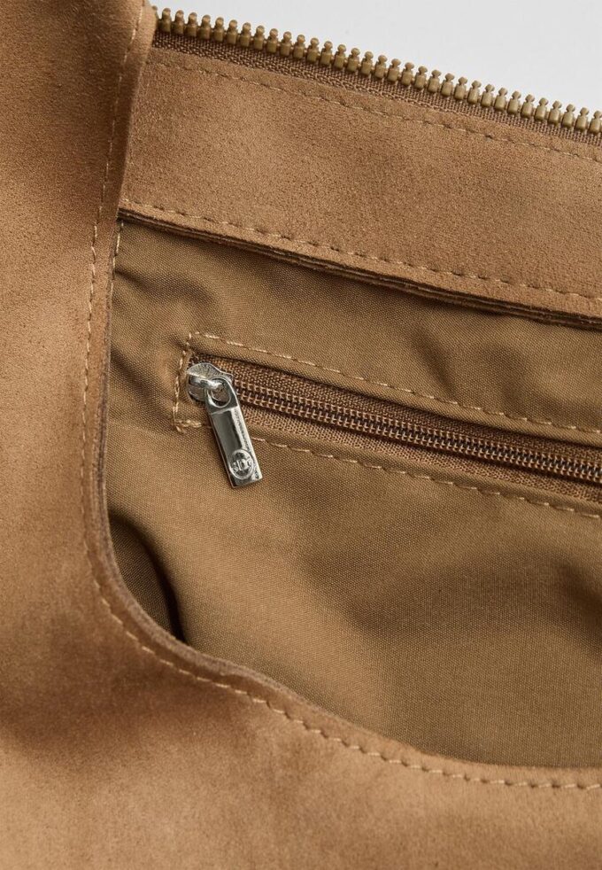Faux Suede Shoulder Bag