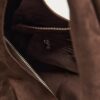 Faux Suede Shoulder Bag