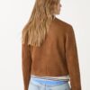 Faux Suede Zip-Up Jacket Faux Suede Zip-Up Jacket
