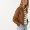 Faux Suede Zip-Up Jacket Faux Suede Zip-Up Jacket