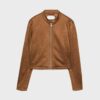 Faux Suede Zip-Up Jacket Faux Suede Zip-Up Jacket