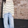 Fine Knit Striped Jumper