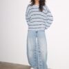 Fine Knit Striped Jumper