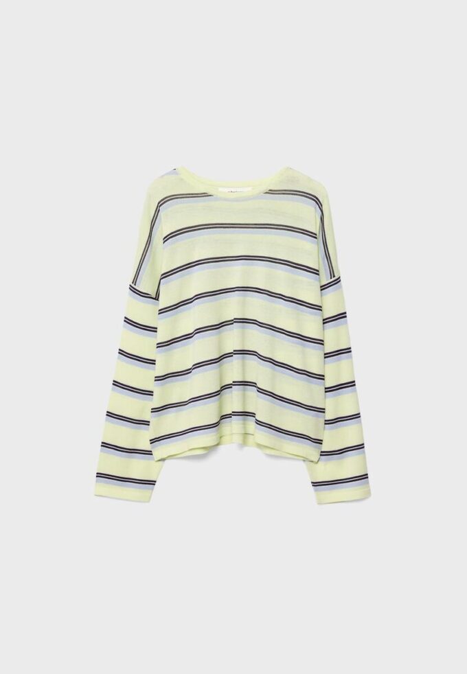 Fine Knit Striped Jumper
