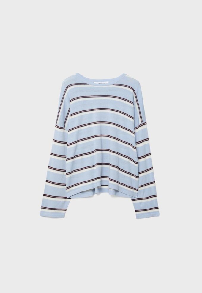 Fine Knit Striped Jumper