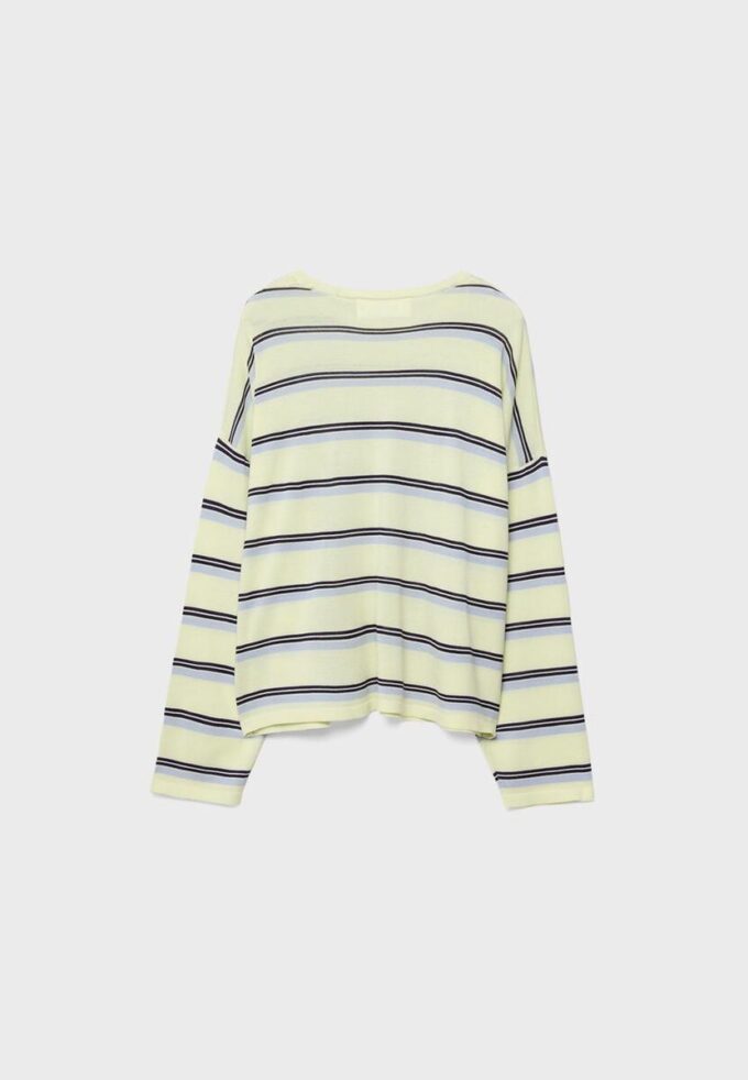 Fine Knit Striped Jumper