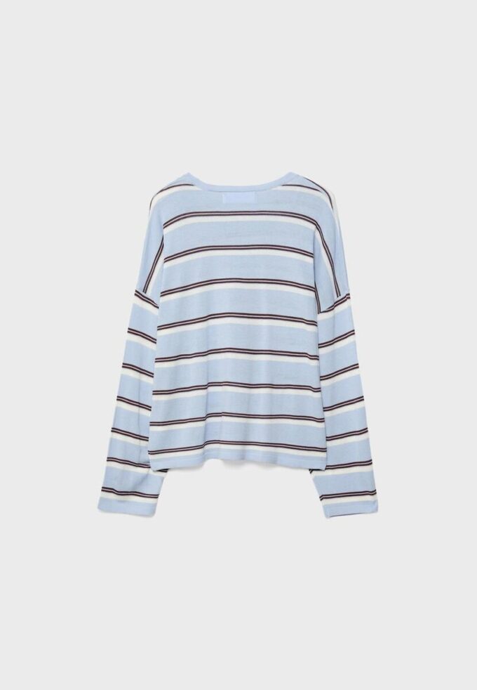 Fine Knit Striped Jumper