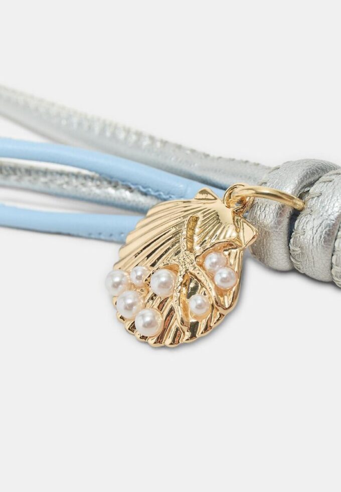 Fish Pendant Key Ring with Beads
