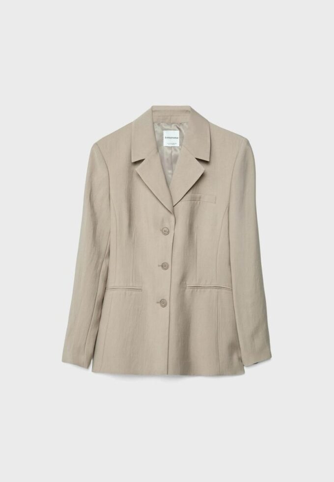 Fitted 3-Button Blazer Fitted 3-Button Blazer